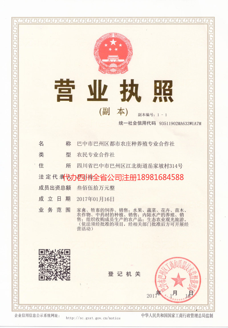 天长天长都市农庄种养殖专业合作社